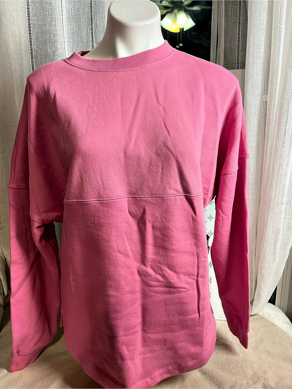 Victoria's Secret PINK Graphic Sweatshirt in Pink Medium NWT